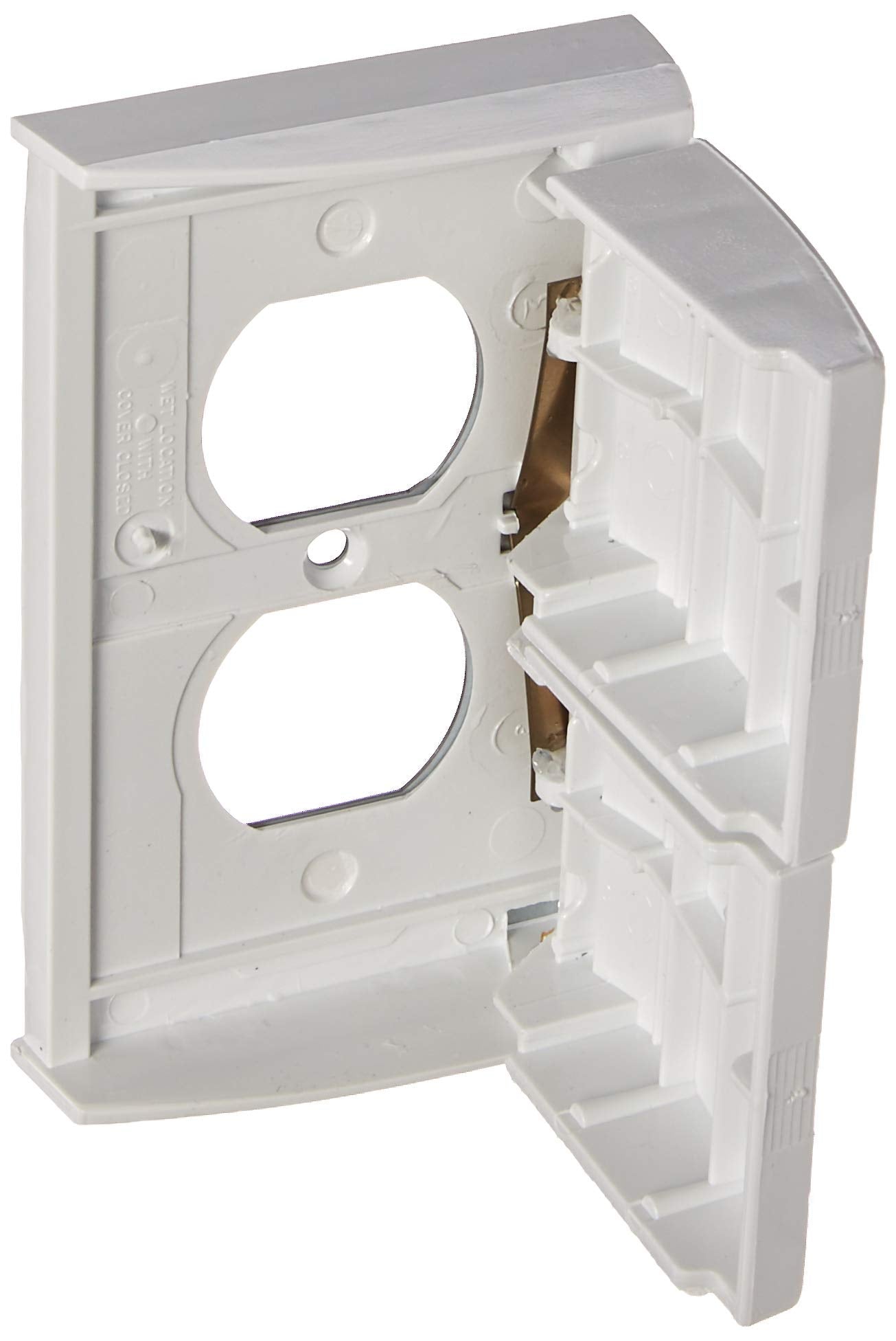 Duplex Winegard Receptacle Cover, White WB-1120
