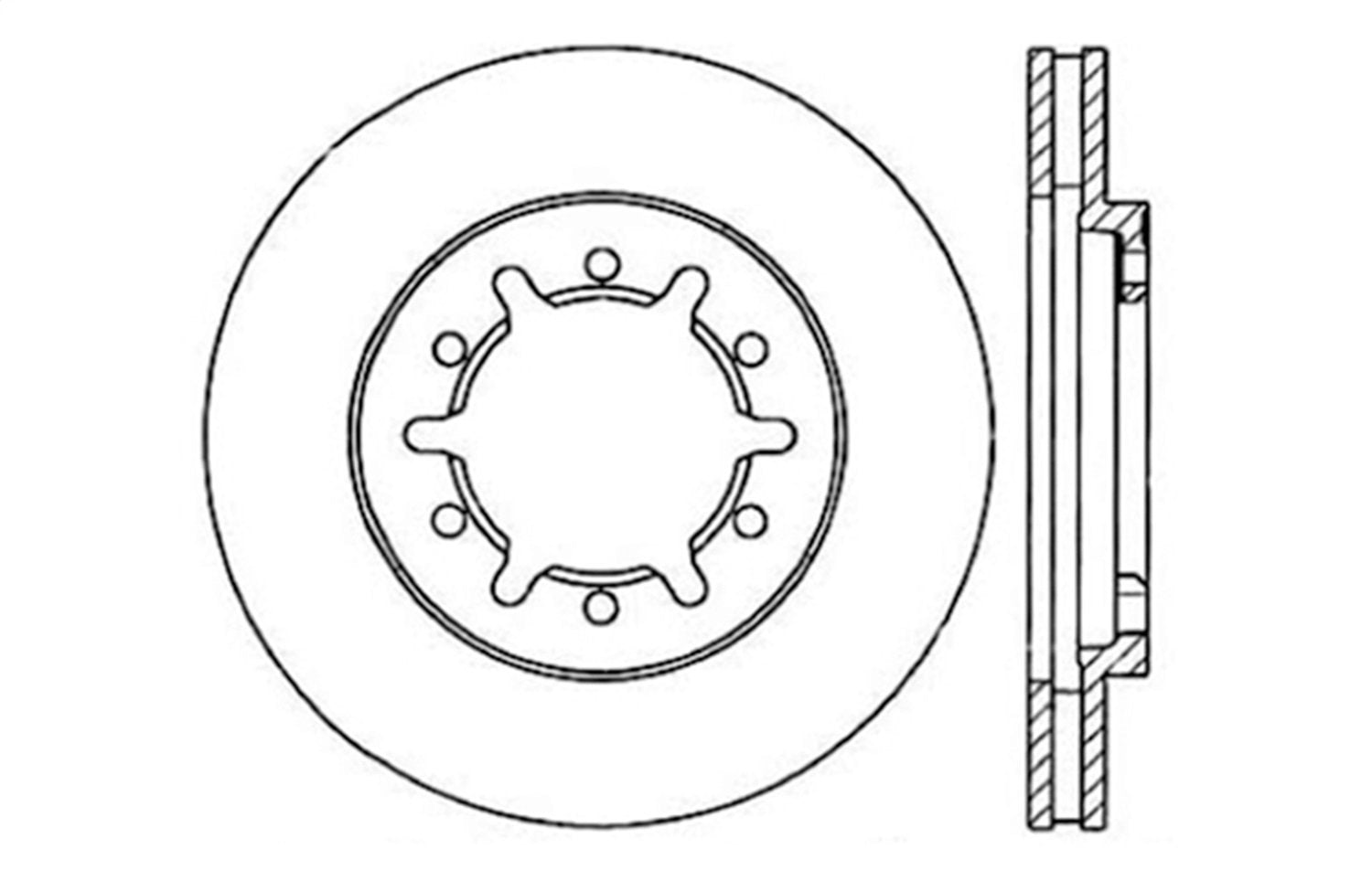 Sport Drilled/Slotted Brake Rotor StopTech 127.42067R (Front Right), 1 Pack