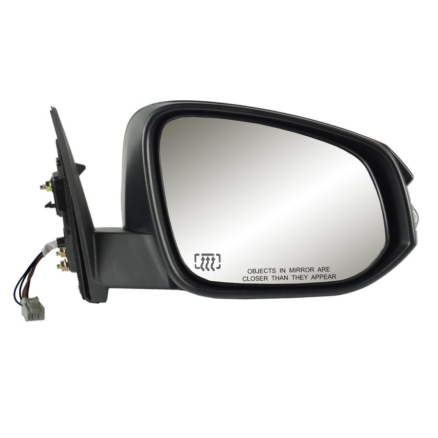 Toyota Highlander Passenger Side Mirror, Textured Black w/PTM Cover, w/Turn Signal, Foldaway, w/o Blind Spot Detection, Power