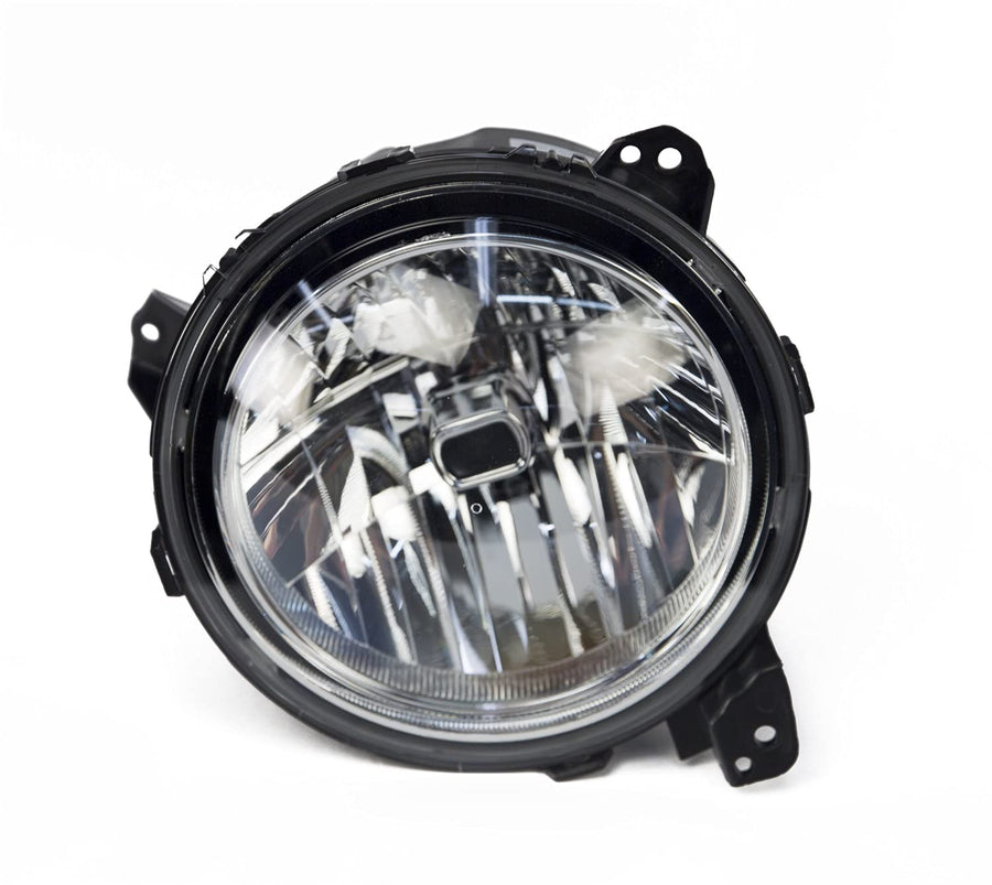 Right Omix 12402.41 Headlight Assembly, 2020-2022 JEEP GLADIATOR Black