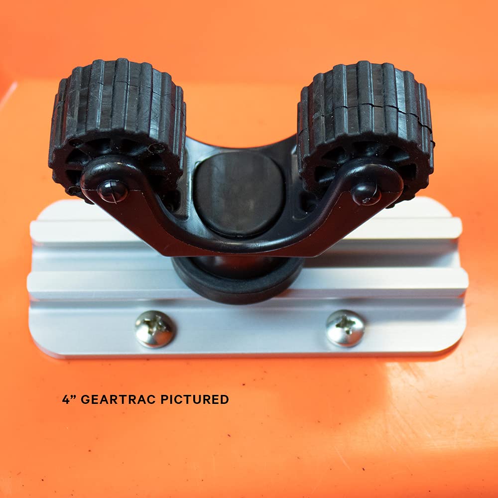 GT175 Generation II YakAttack GearTrac – 4” Heavy Duty Surface Mount Track | Adjustable Accessory Mounting Rail for Kayaks, Canoes, Boats, and ATVs | Made in USA