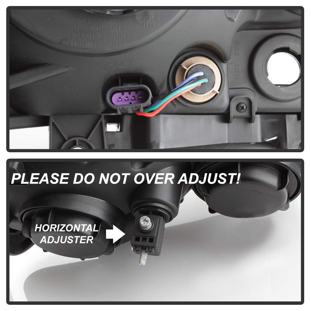 Headlight Xtune HD-JH-DCH11-AM-BSM, 1 Pack
