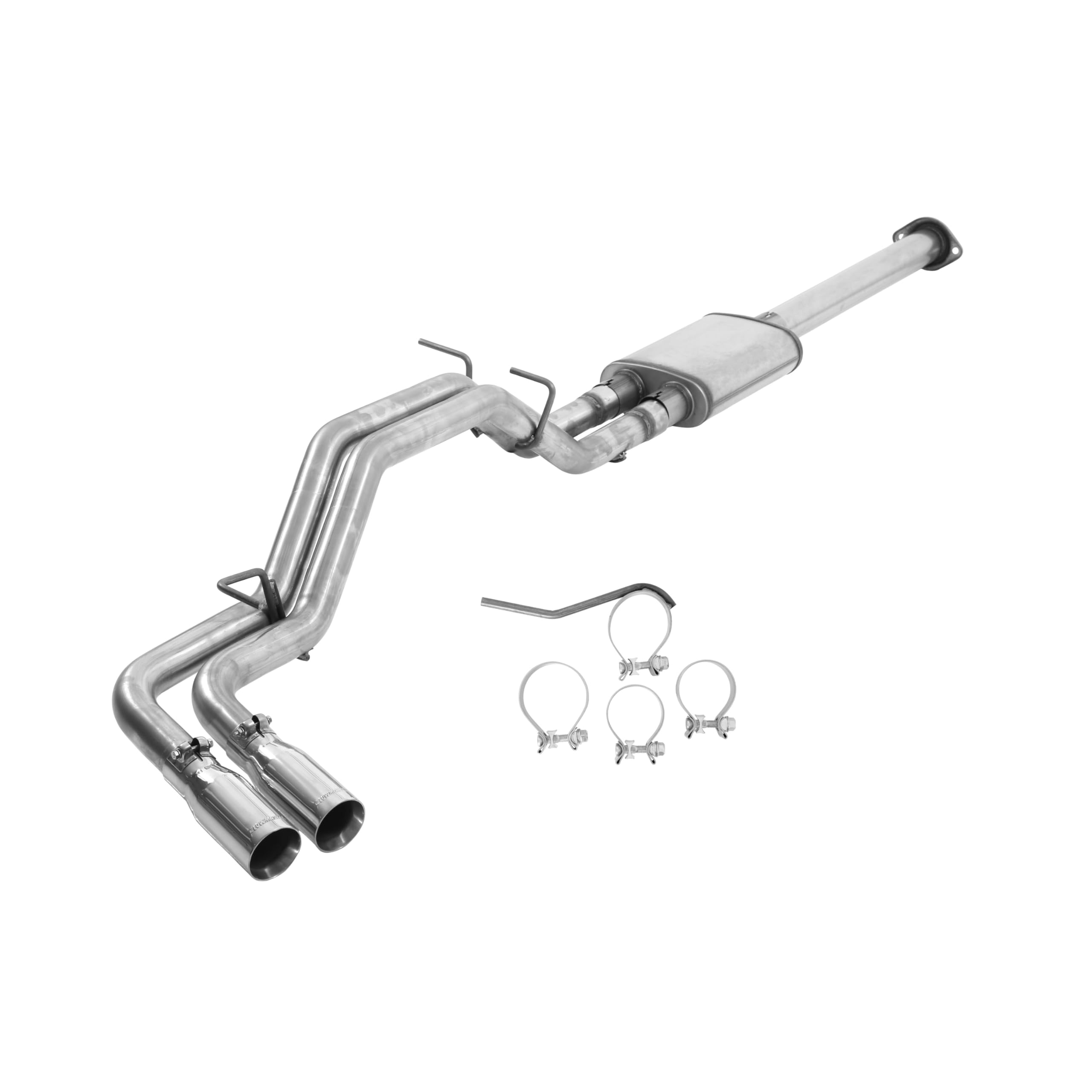 Flowmaster FlowFX 717834 Cat-Back Exhaust Kit Dual 2.25 Inch 409 Stainless Steel with 3 Inch Polished 304 Stainless Steel Tips Compatible with 2015-2022 Chevy Colorado & GMC Canyon with 3.6L engine