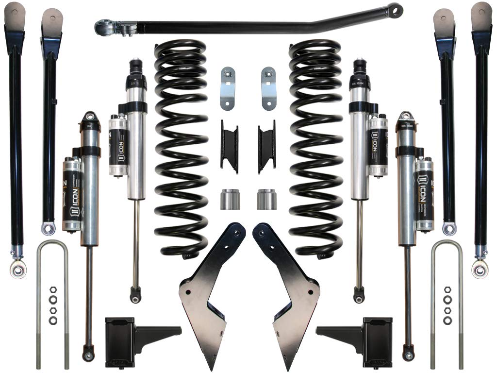4.5" Lift, ICON Stage 4 Suspension System, Compatible with 2008-2010 Ford F250/F350, K64553