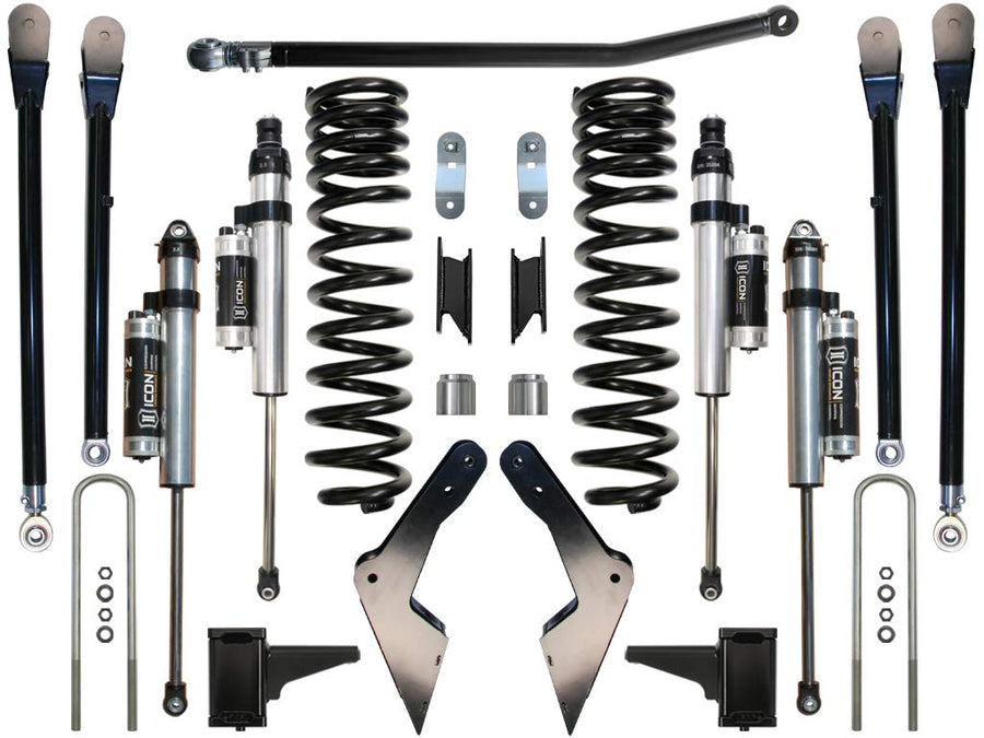 4.5" Lift, ICON Stage 4 Suspension System, Compatible with 2008-2010 Ford F250/F350, K64553