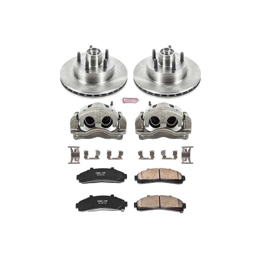 Power Stop 1-Click KCOE5079 Autospecialty Brake Kit with Replacement Calipers