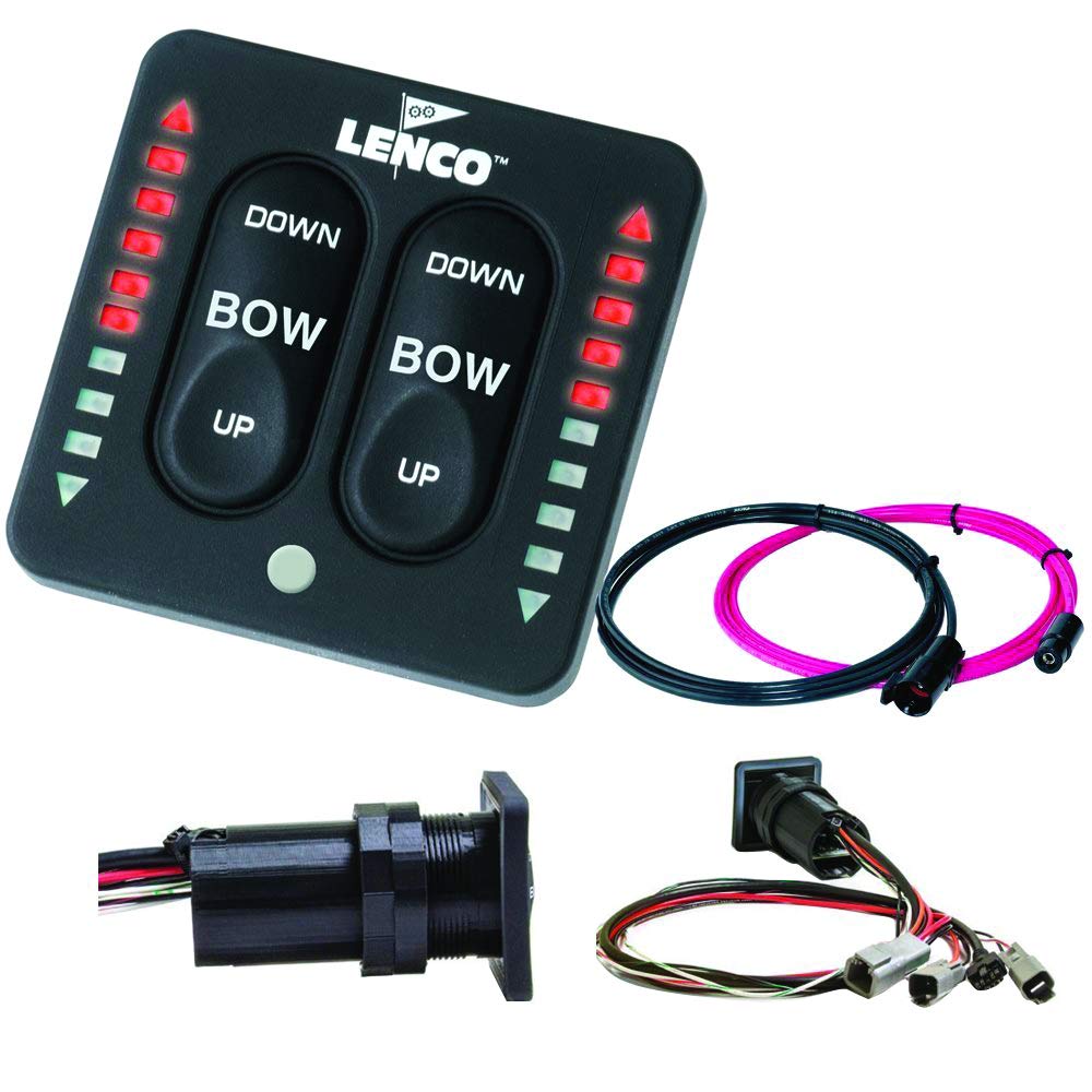 Integrated Lenco LED Indicator Tactile Switch Kit w/Pigtail f/Dual Actuator Systems