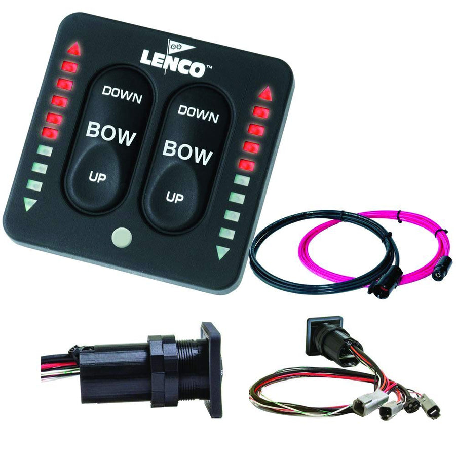 Integrated Lenco LED Indicator Tactile Switch Kit w/Pigtail f/Dual Actuator Systems