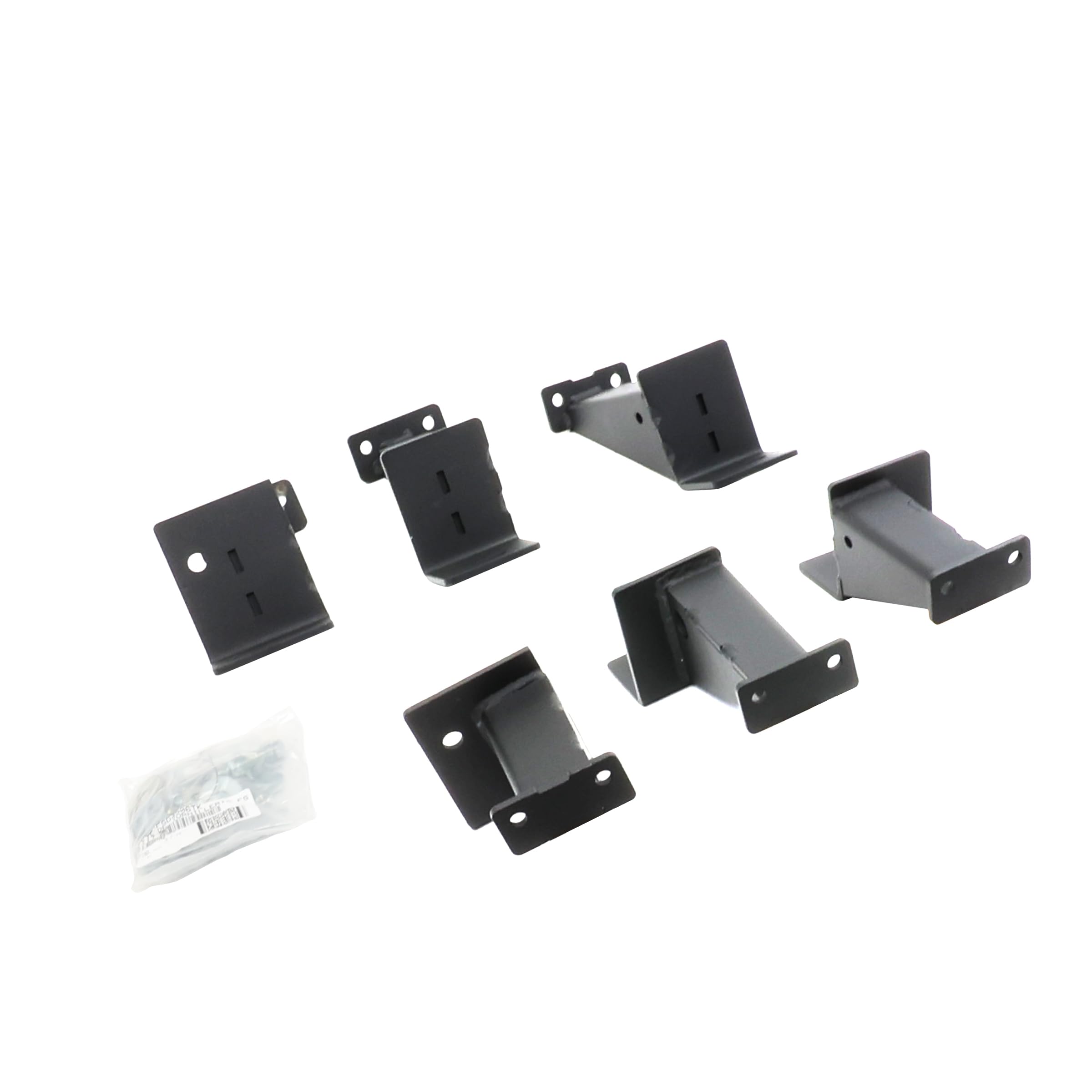 Dominator Xtreme Go Rhino Frame Slider Brackets | Mild Steel, Textured Black | FSD4505TK | Fits 2007-2018 Jeep Wrangler JKU, 4-Door