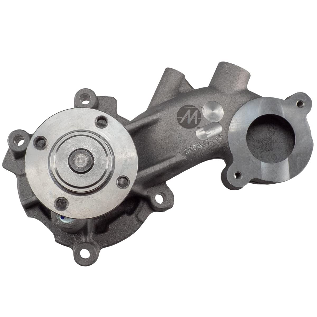 Water Pump Melling, Mechanical, 4.93 in Hub Height, Aluminum, Natural