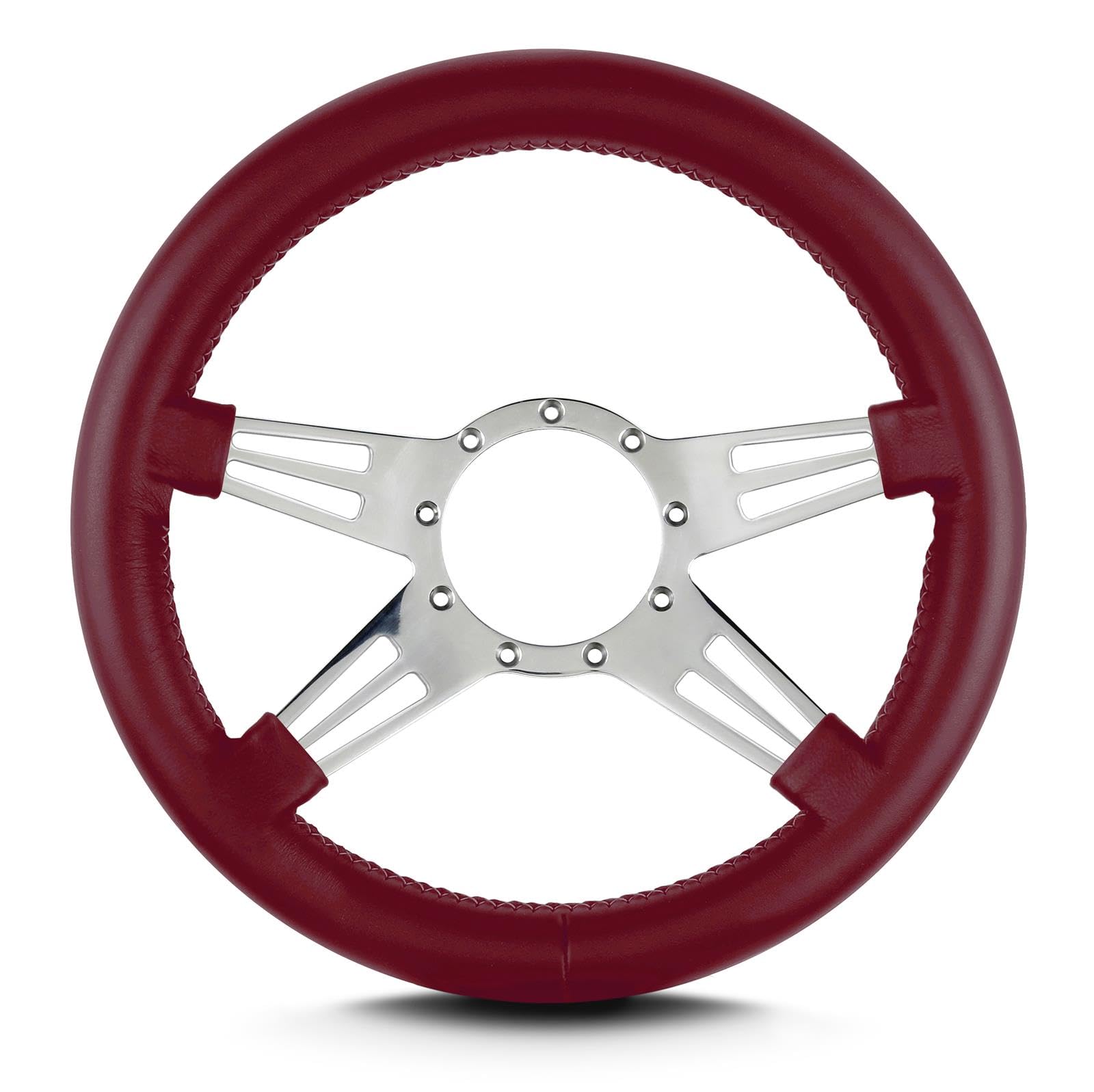 Burgandy Lecarra 97203 Mark 9 Double Slot Polished Thick Grip