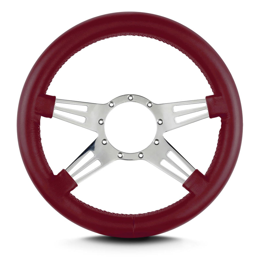 Burgandy Lecarra 97203 Mark 9 Double Slot Polished Thick Grip