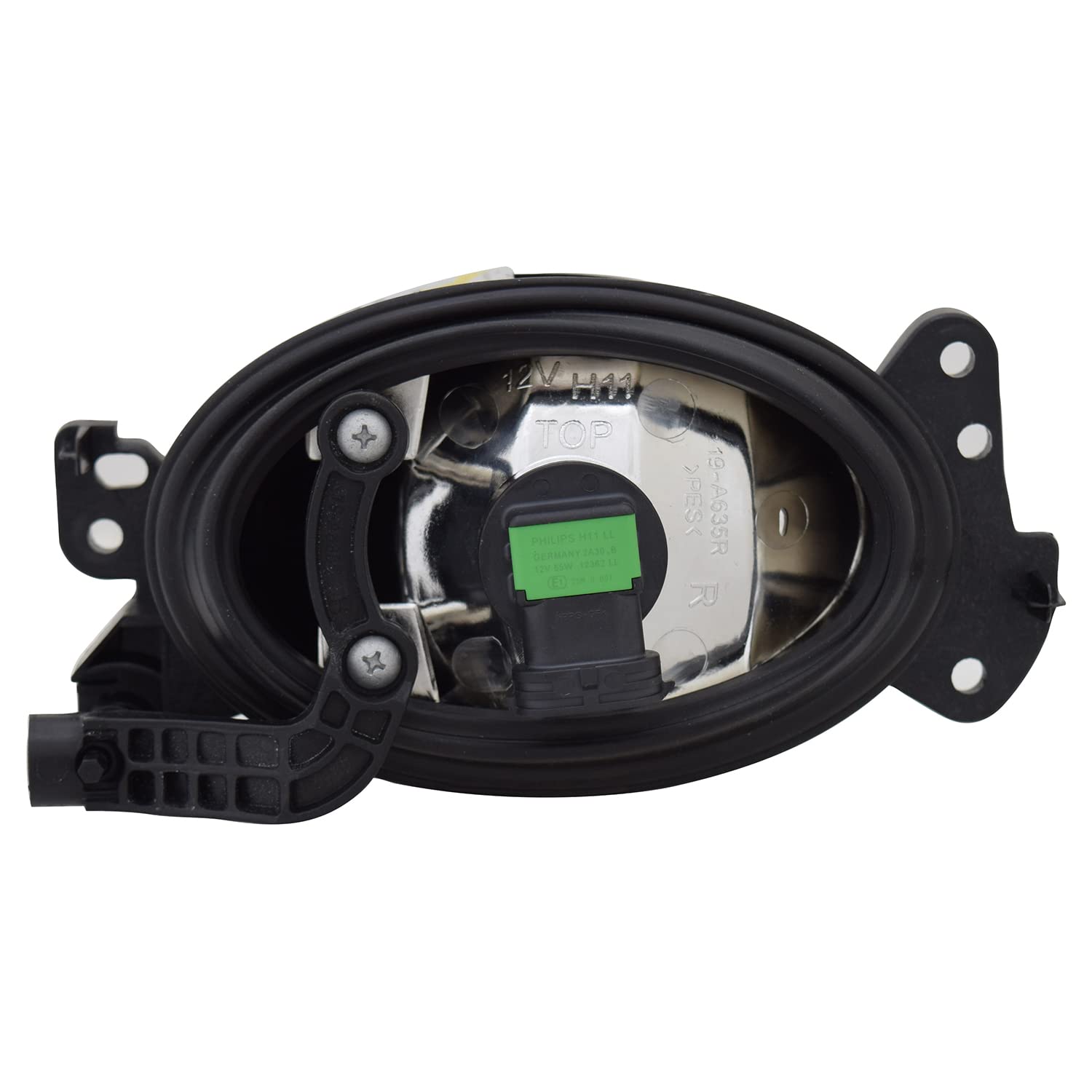 Right TYC Fog Light Assembly Compatible with 2008-2011 Mercedes Benz C-Class