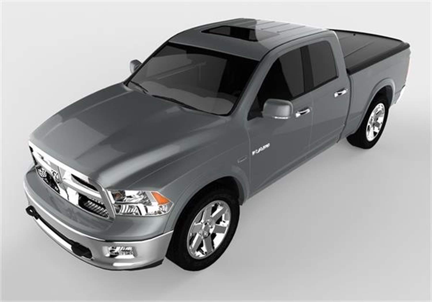 UnderCover SE RealTruck One-Piece Truck Bed Tonneau Cover | UC3076 | Fits 2009 - 2023 Dodge Ram 1500, 2010-20 2500/3500, Std/Quad/Crew/Mega 6' 4" Bed (76.3")
