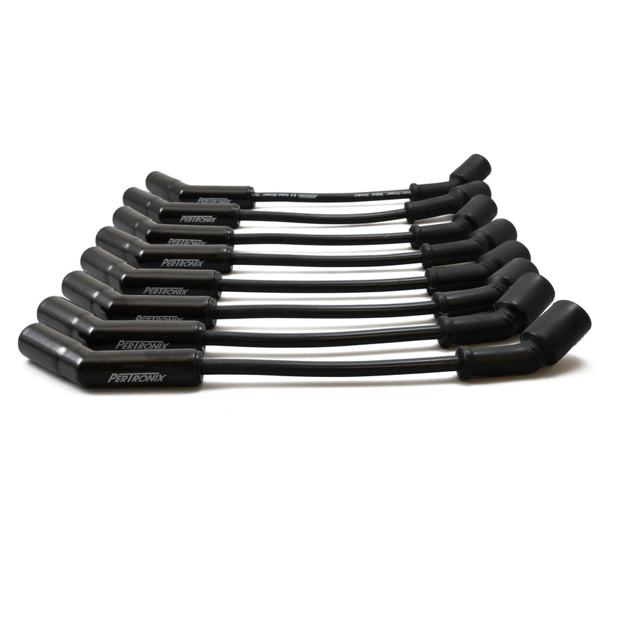 Flame-Thrower 8MM Black Spark Plug Wires PerTronix fits GM LS V-8 45 Degree Black Ceramic Boots