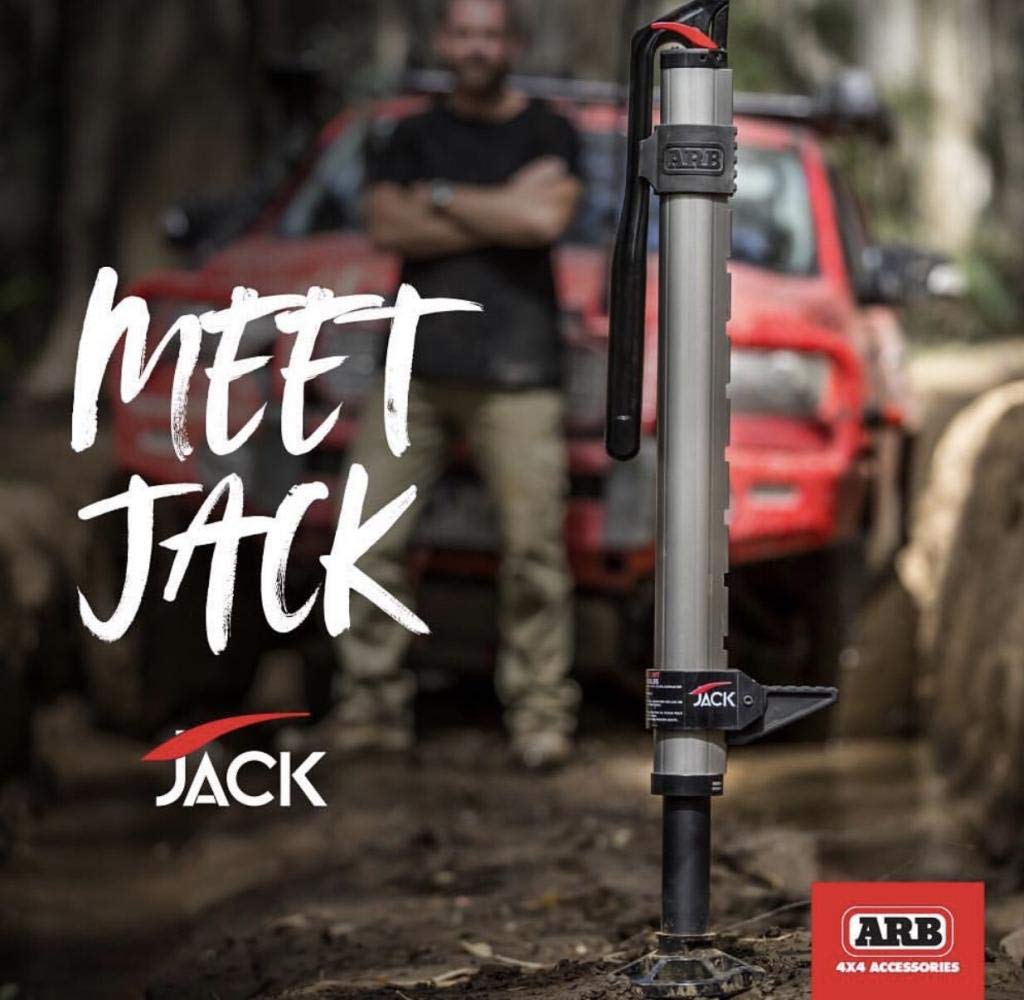 ARB 1060001 Jack 48" Powerful Hydraulic Lift Recovery Jack, in a Low Profile, Ready for Heavy Lifting, Built Tough with Aircraft Grade 6061 T6 Aluminium