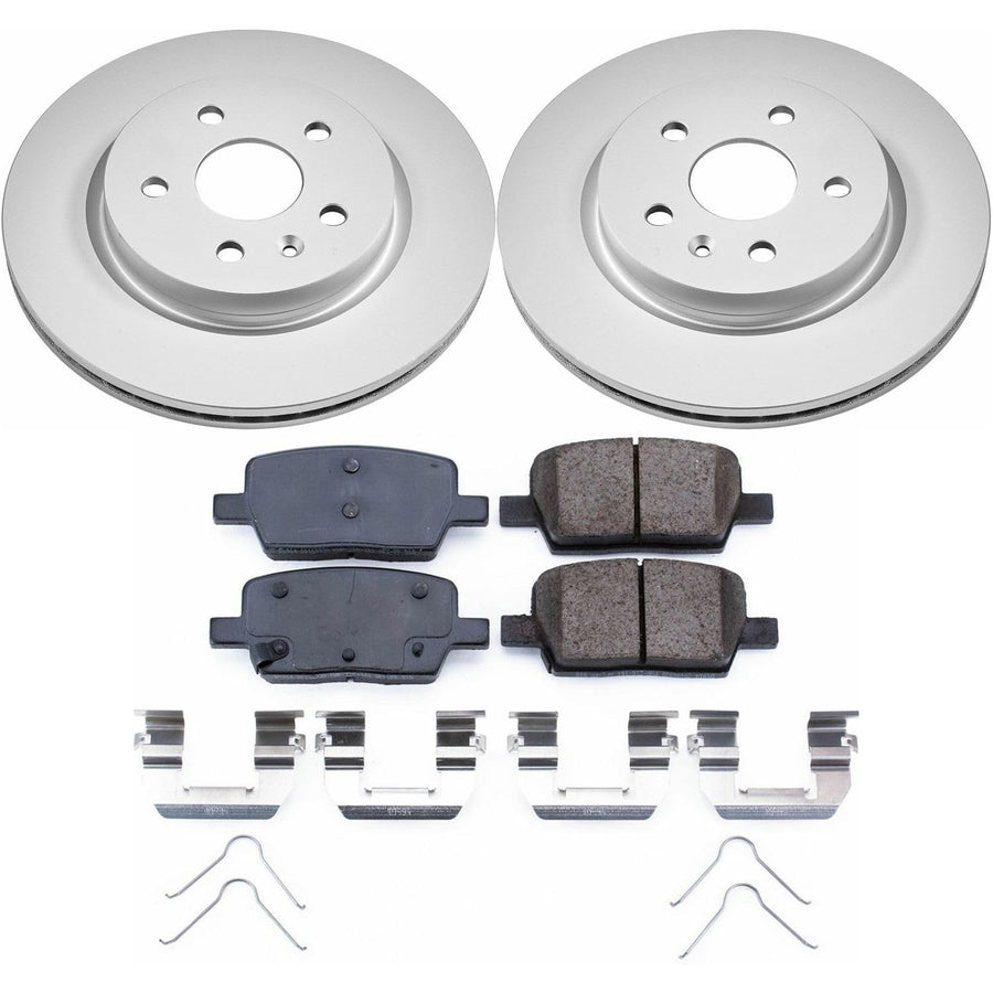 Power Stop CRK7289 Z17 Evolution Geomet Coated Brake Kit For Cadillac CT6 2016-2019, Chevrolet Camaro 2016-2021 [Model Specific]