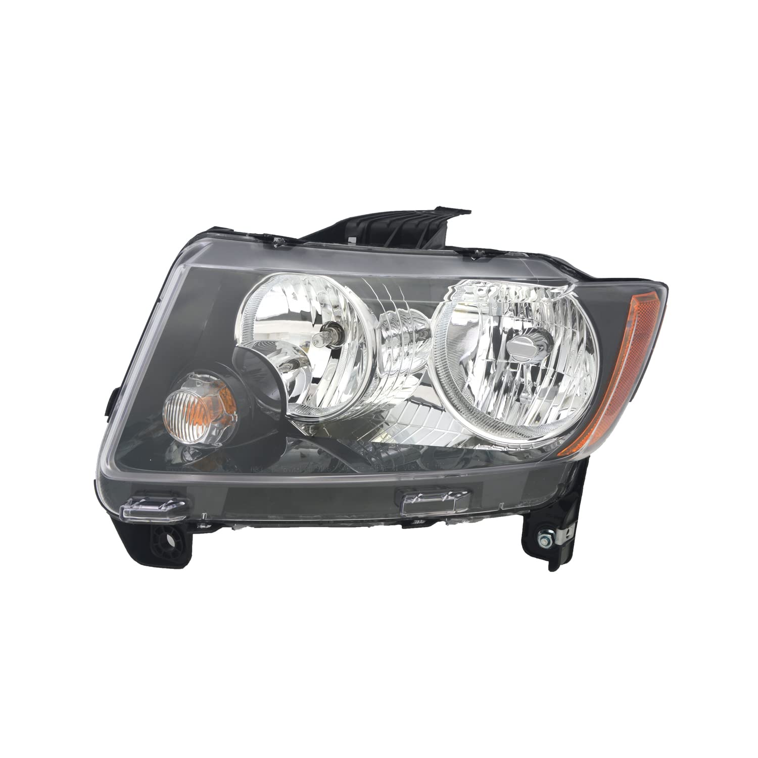 Left TYC Headlight Assembly Compatible with 2013-2017 Jeep Compass