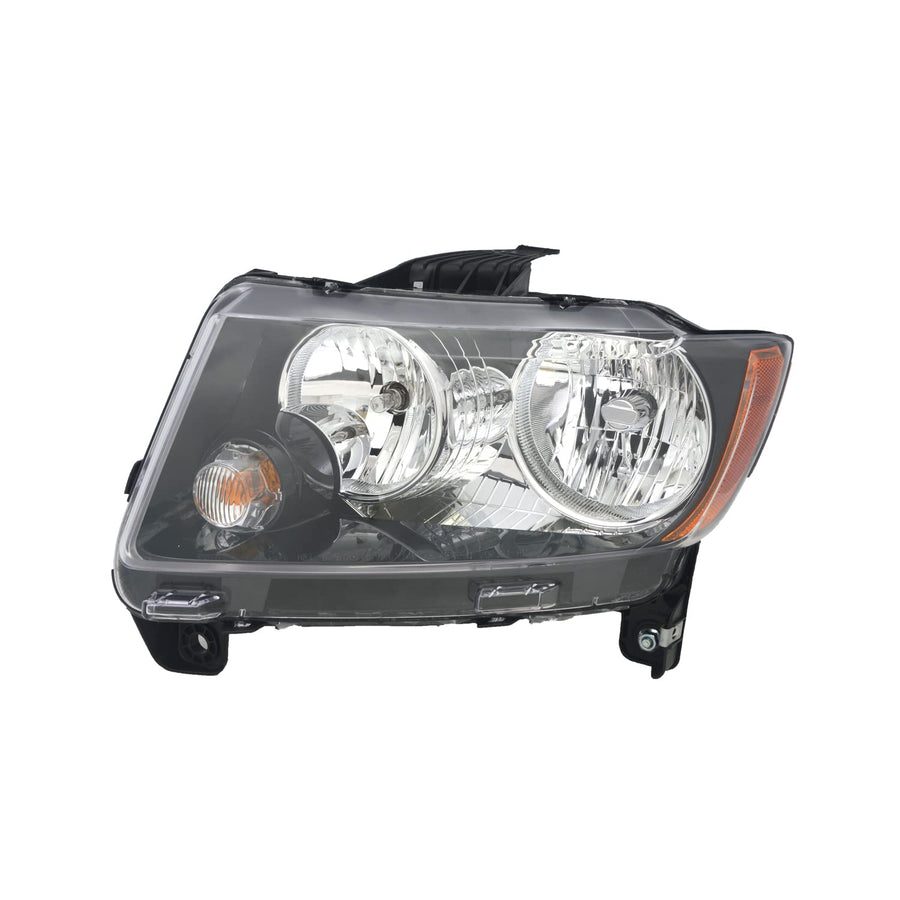 Left TYC Headlight Assembly Compatible with 2013-2017 Jeep Compass