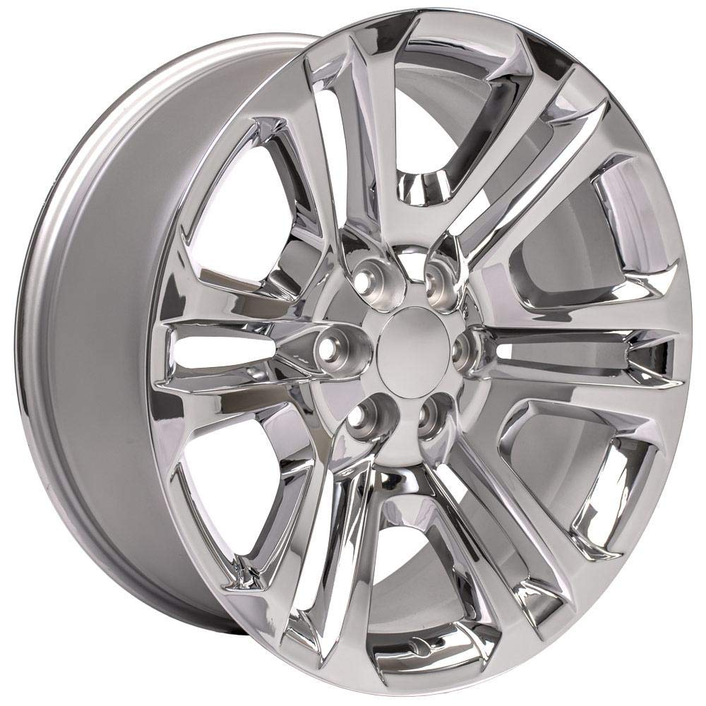 Chrome Wheel OE Wheels LLC CV99-22090-6550-24C Painted (22 x 9. inches /6 x 139 mm, 24 mm Offset)