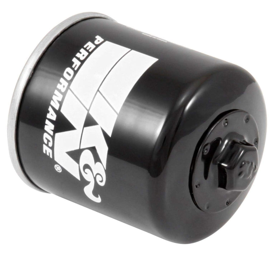 K&N Motorcycle Oil Filter: Premium High Performance, Designed to be used with Synthetic or Conventional Oils, Wrench Off Nut: Fits Select Honda, Kawasaki, Triumph, Yamaha Motorcycles, KN-204-1
