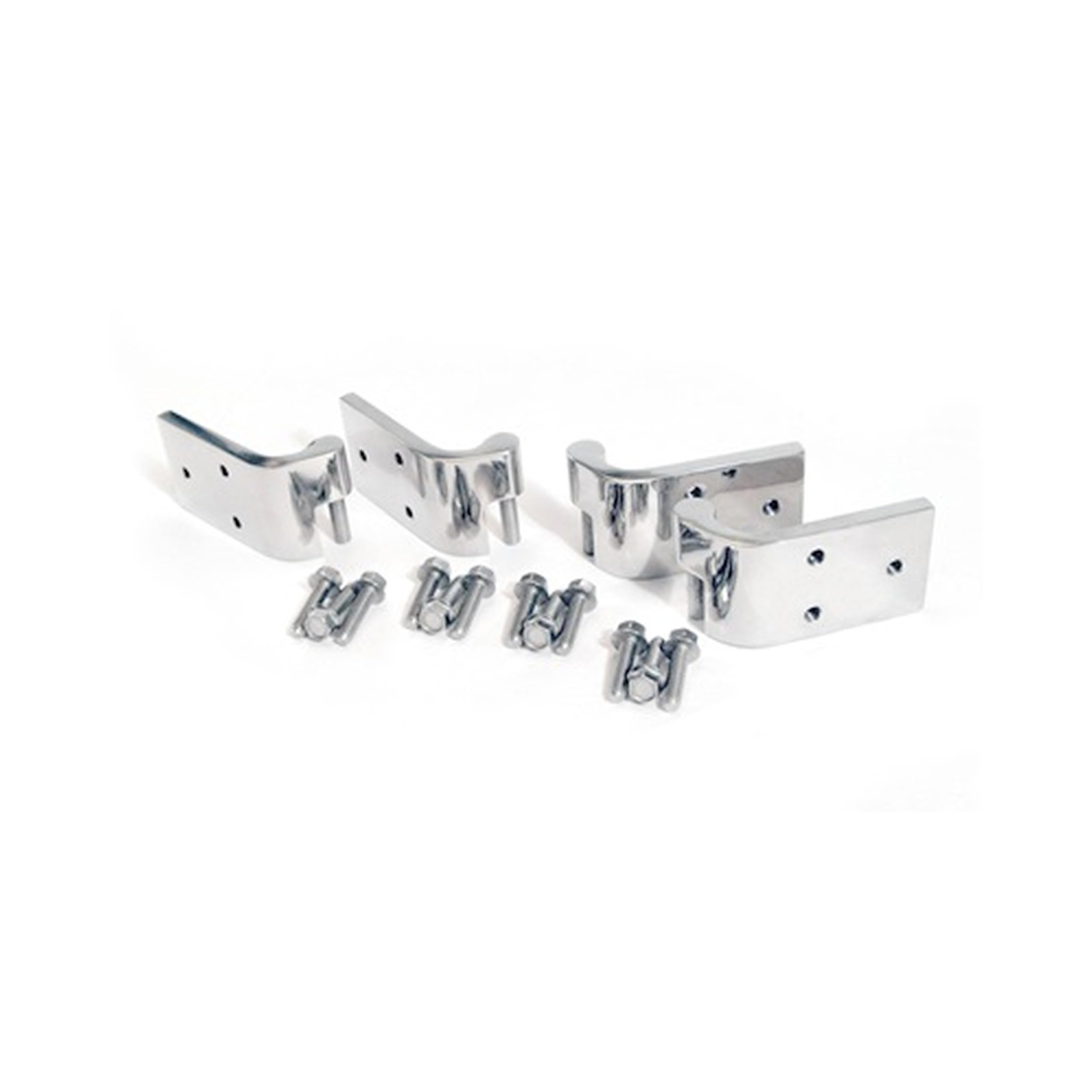 Scott Drake Removable Bronco Stainless Steel Door Hinges for Door Side, Compatible with 1966-1977 Ford Bronco, Model C6TZ-9722800-DR