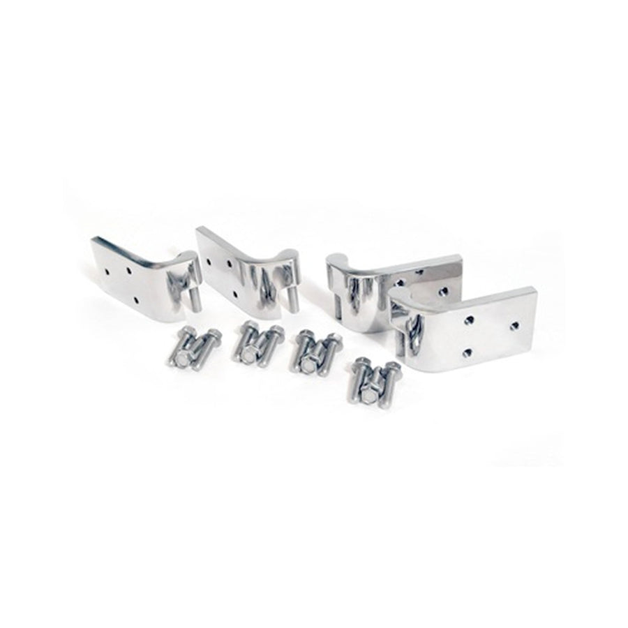 Scott Drake Removable Bronco Stainless Steel Door Hinges for Door Side, Compatible with 1966-1977 Ford Bronco, Model C6TZ-9722800-DR