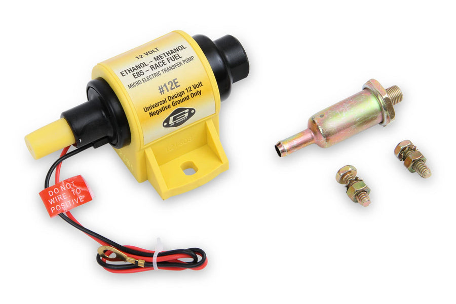 Micro Electric Fuel Pump Mr. Gasket, E85 Alcohol