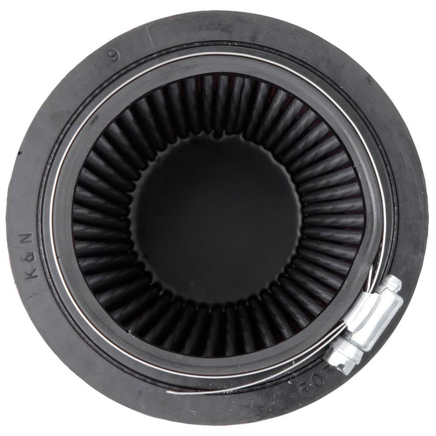 High-Flow K&N Original Lifetime Universal Clamp-On Air Filter: High Performance, Premium: Flange Diameter: 3.3125 In, Filter Height: 6.5 In, Flange Length: 0.625 In, Shape: Round Tapered, RU-2710