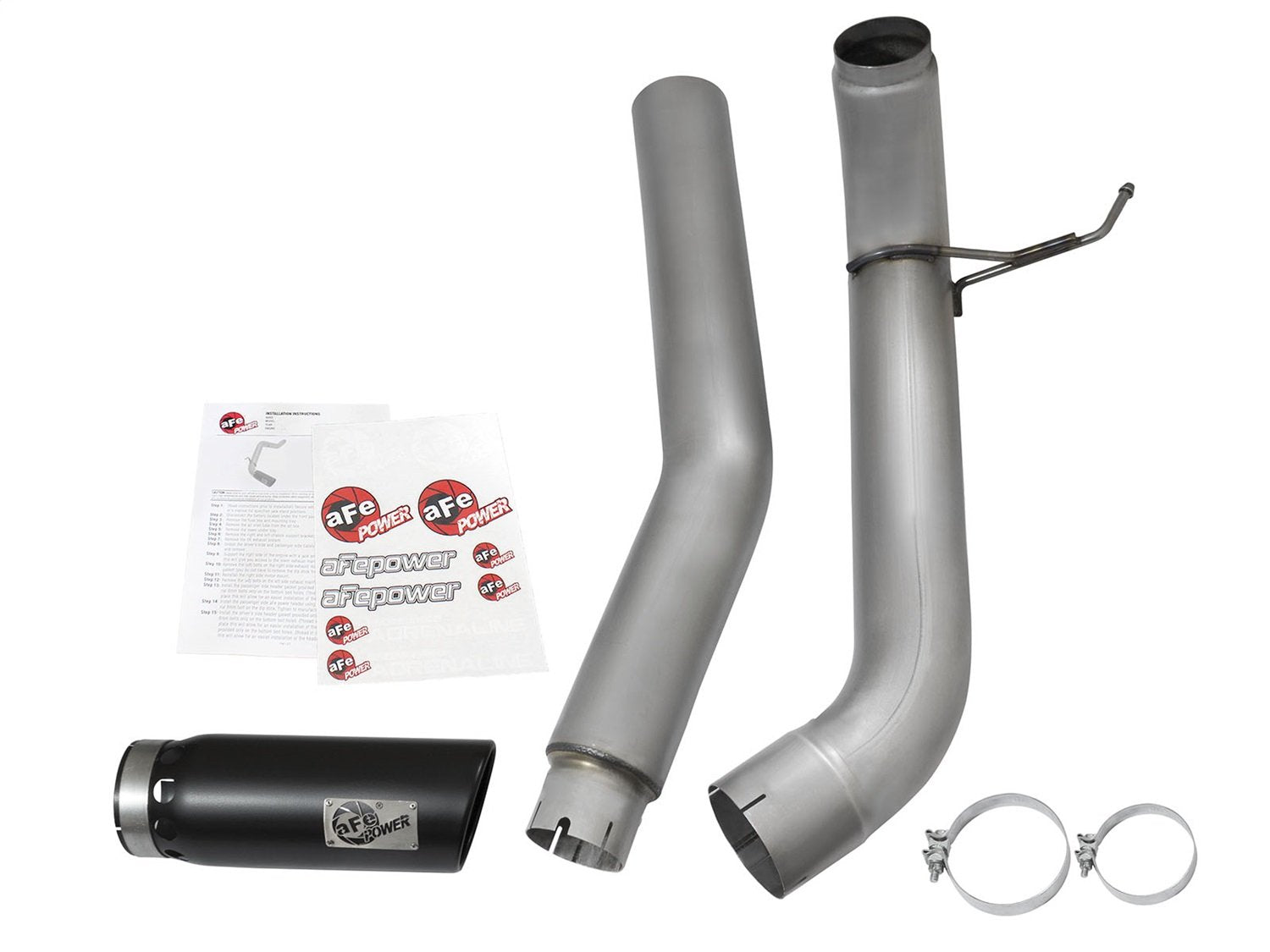 LARGE BORE aFe Power 49-46112-B Performance Exhaust System (for Titan XD)