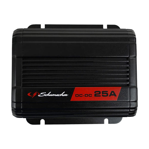 Schumacher Electric 25A Smart Battery Charger and Maintainer - 12V DC-DC - Standard, AGM, Gel, Calcium & Lithium Battery Charger - Use with Smart Alternators for Off-Grid Power