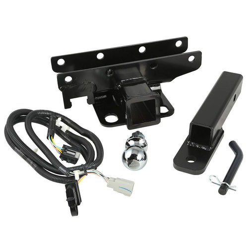Trailer Hitch Kit Rugged Ridge 11580.54, 2 inch Ball; 07-18 Jeep Wrangler JK