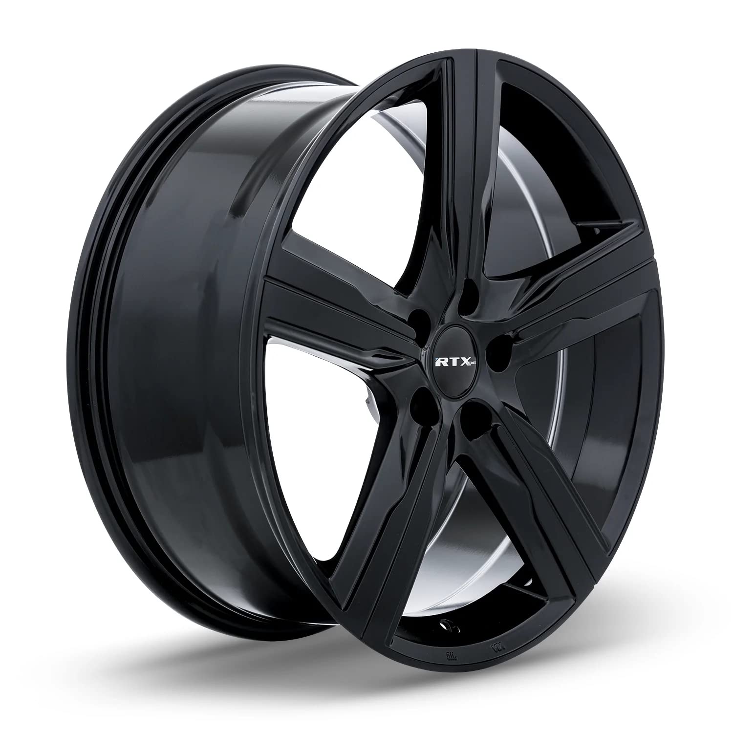 Custom RTX Wheel - 19x8, 45 Offset, 5x108 Bolt Pattern, 63.4mm Hub - Satin Black Rim