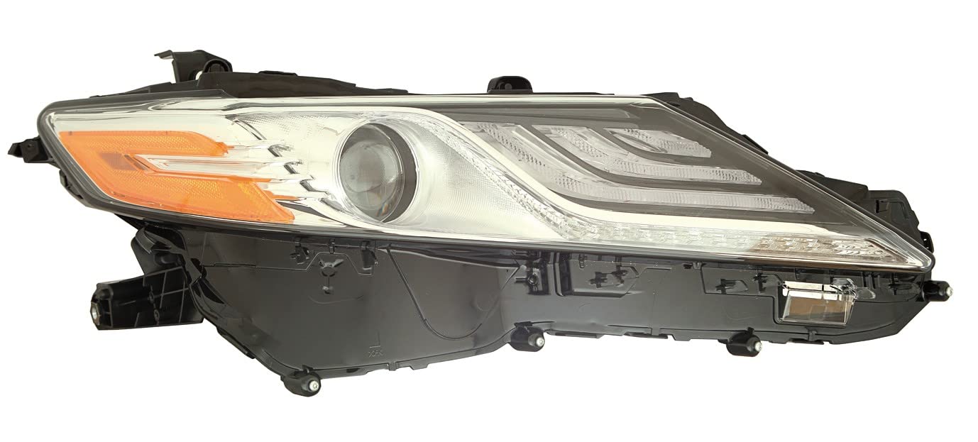 For Toyota Camry/Hybrid 19 Headlight Full LED XLE without Adaptive Chrome Bezel Passenger Side | DOT Certified 81110-06D71 | TO2503278 ACK