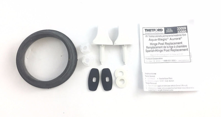 Hinge Post Kit Thetford 33059 White
