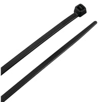 W2940 Performance Tool 8-Inch Black Cable Tie, 50 LBS (500 Pieces)