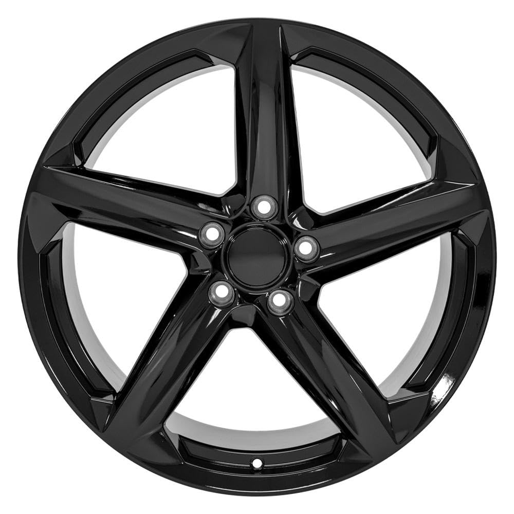 20 Inch OE Wheels CV02D Rim Fits Corvette C8 Z06 Style 5x120 20x11 Gloss Black (1)