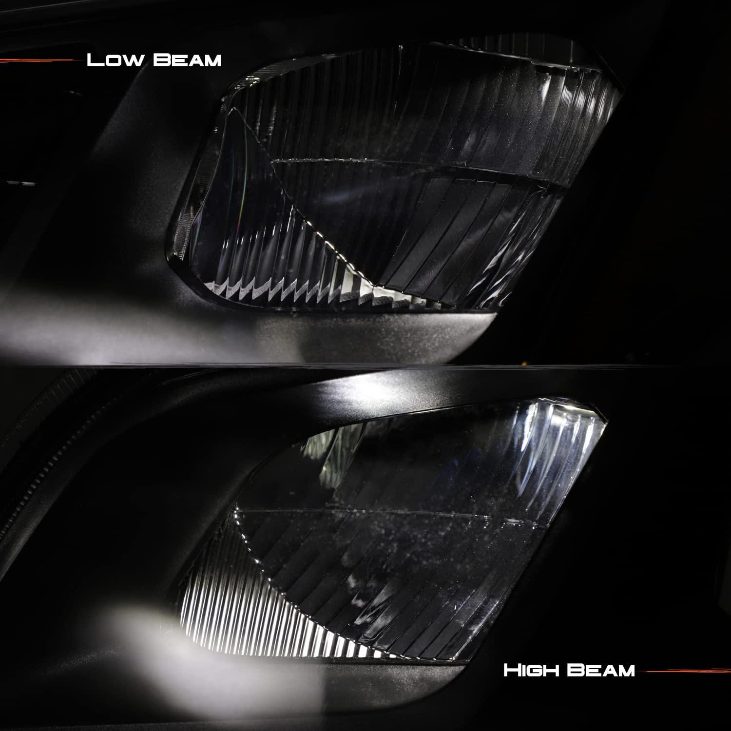 AKKON - Full-LED Black Housing Headlights Fits 2018-2023 Freightliner Cascadia 113 116 125 126 - Driver Side Replacement