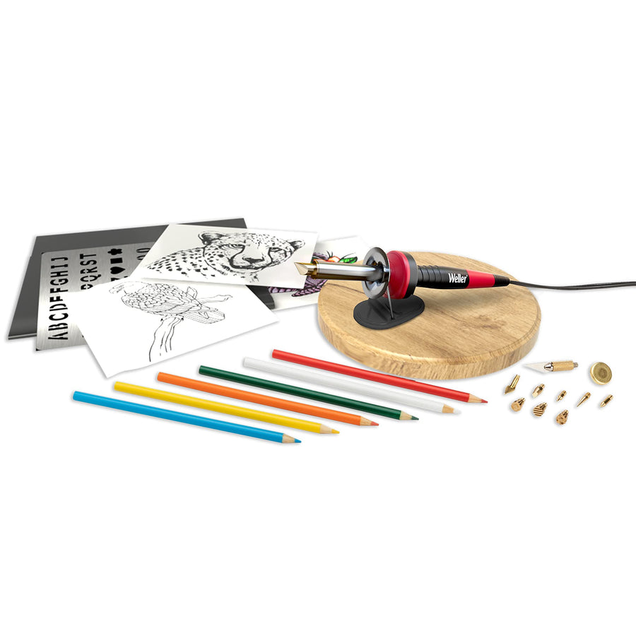 Weller Woodburning Project Kit Create Your Own, 28 Piece - WLPROWB128A