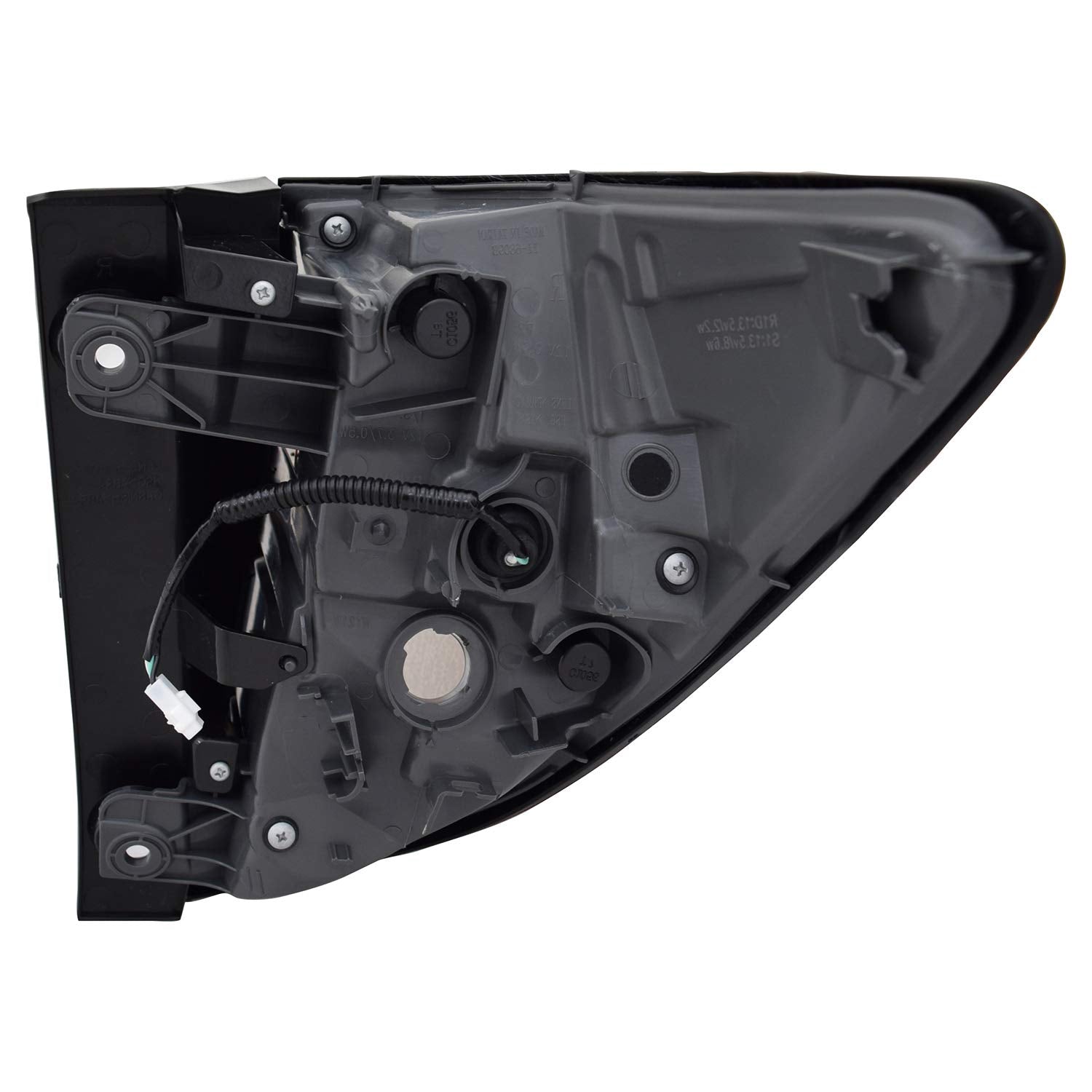 Left TYC Tail Light Assembly Compatible with 2019-2021 Honda HR-V