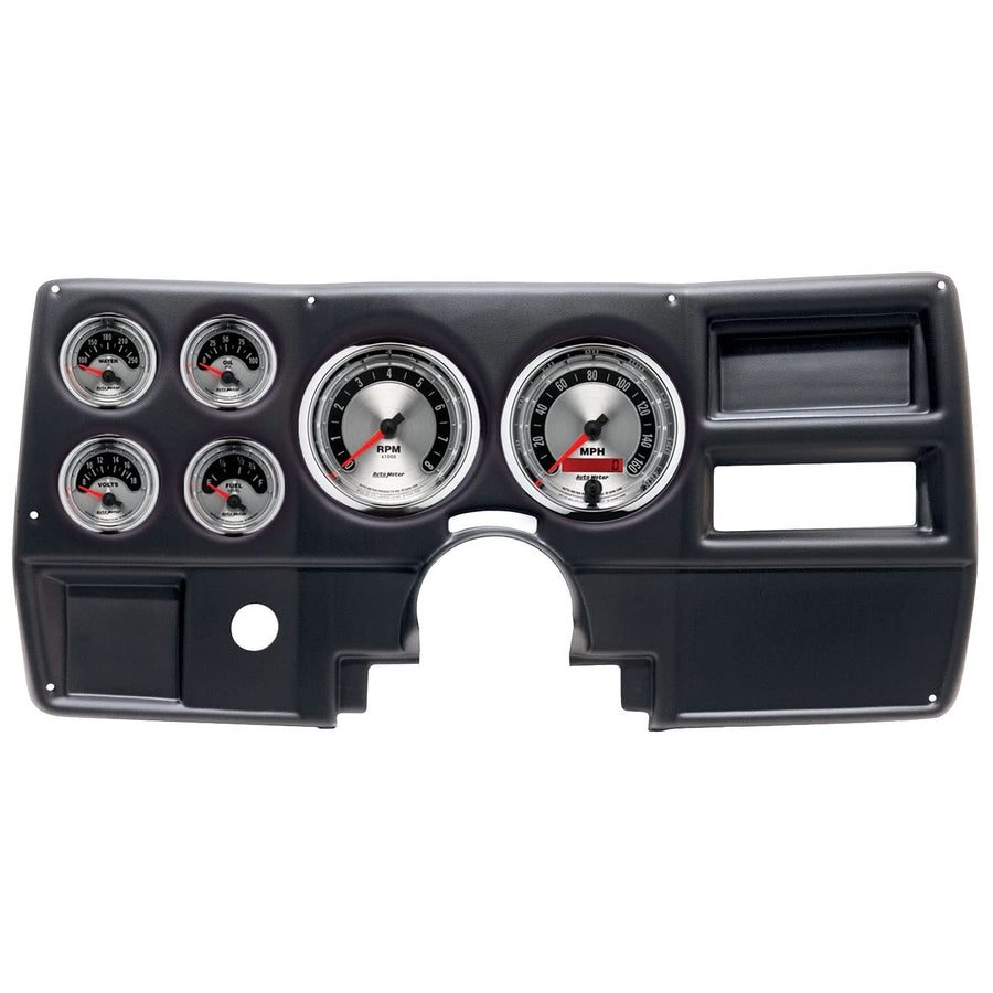 AUTO METER Direct Fit Dash Kit 2922-01, (5" X2, 2 1/16" X4), Chevy/Gmc Truck No Vent 84-87, American Muscle