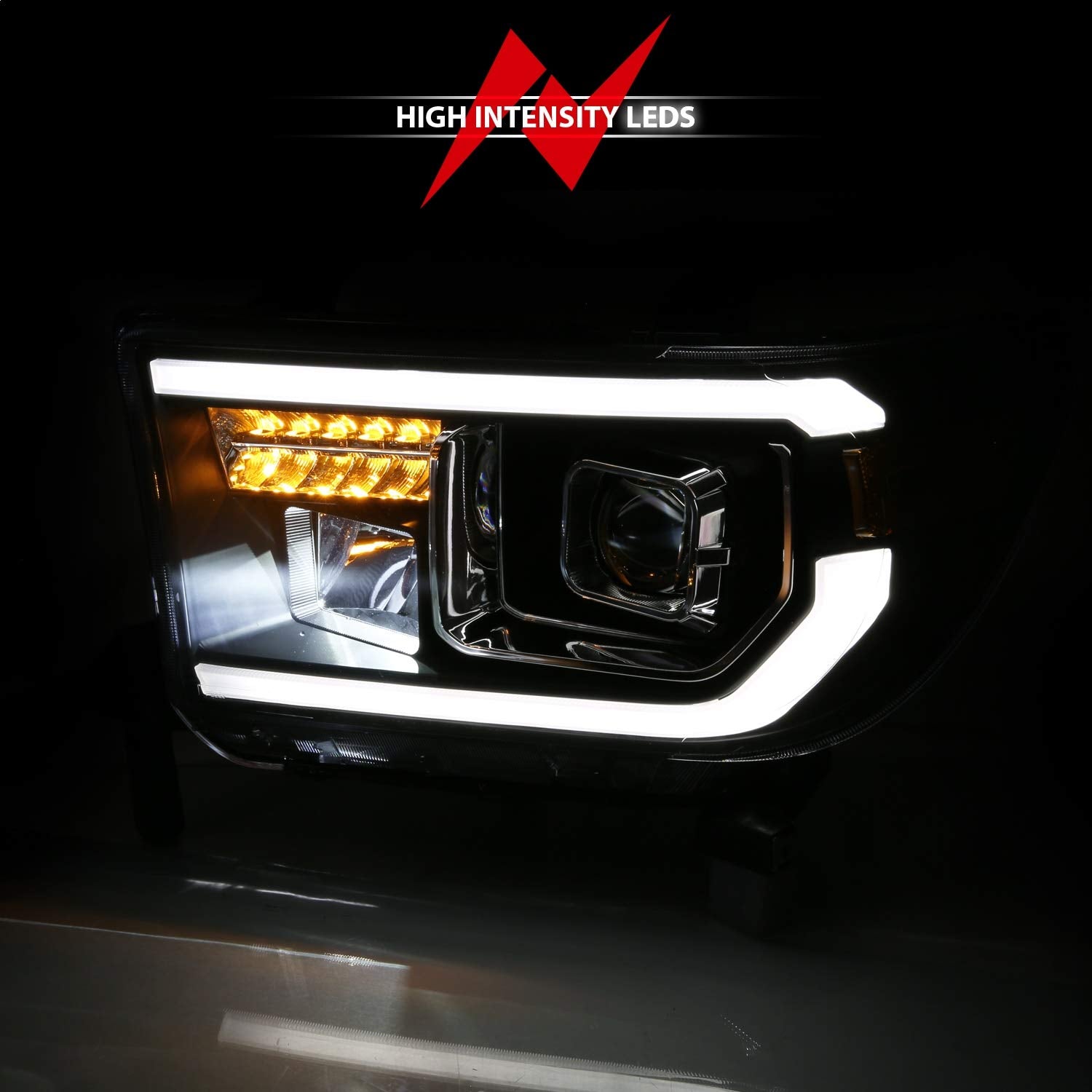 111447 Anzo USA Projector Headlamps Fits Toyota Tundra