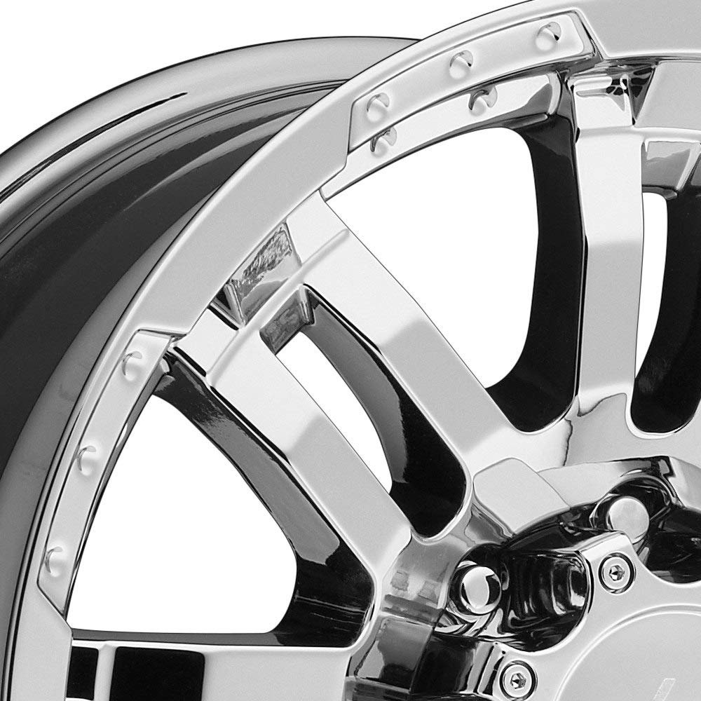 Chrome VISION OFF-ROAD WARRIOR Wheel (0 x 9. inches /5 x 139 mm, 18 mm Offset)
