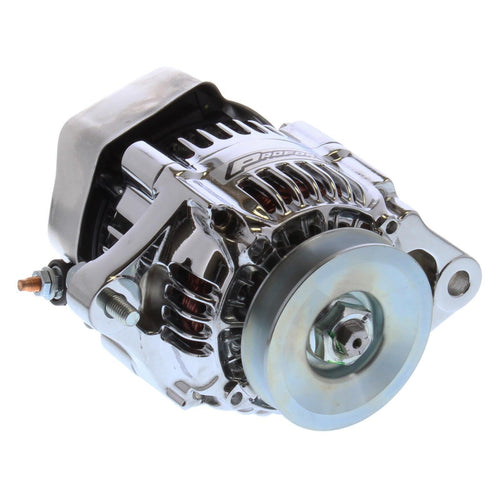 50-Amp Proform Mini Alternator, Chrome Finish, 1-Wire