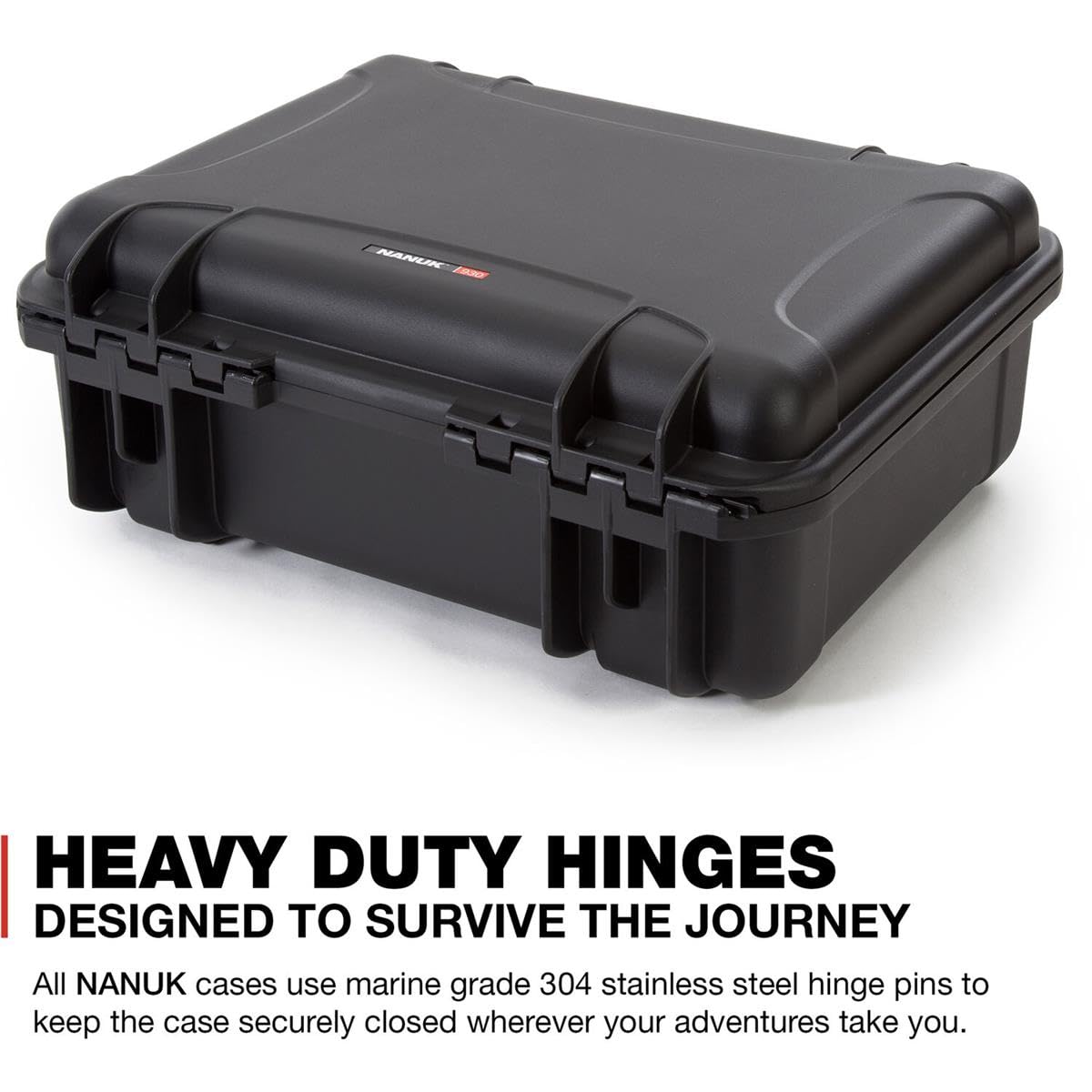Waterproof Hard Case Nanuk 930 with Foam Insert for DJI RSC 2/RSC 2 Pro Combo, Black