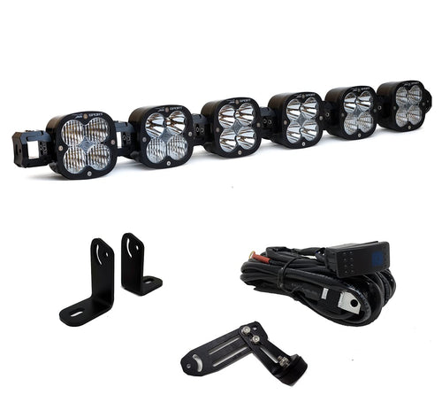 Baja Designs Sport XL Linkable Roof Mount LED Light Kit for Polaris RZR Pro XP 2020-21, Turbo R 2022-23 UTV (Multi-PatternLens, Clear)