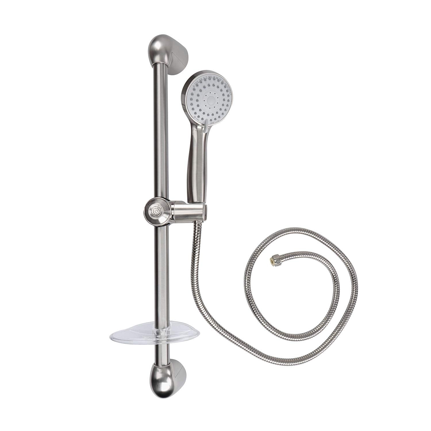 Empire Faucets 21" Durable Metal SLDBR-2MTL-BN-A RV Shower Slide Bar - Brushed Nickel
