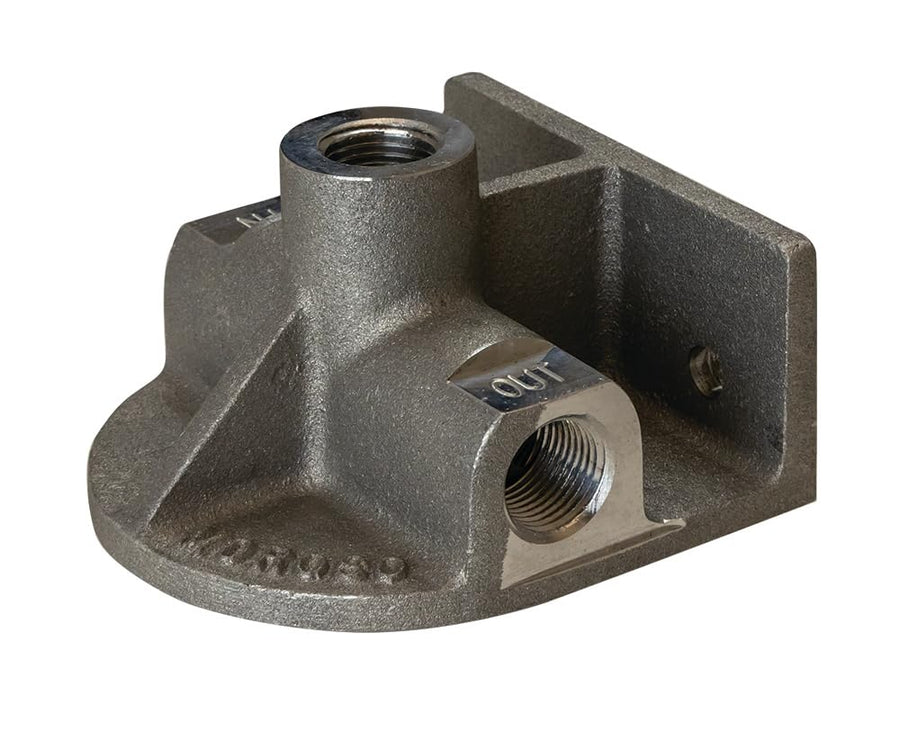 Moroso Remote Oil Filter Mount 23760, Fits Early Chevrolet/GM Filters w/ 13/16-16 Threads