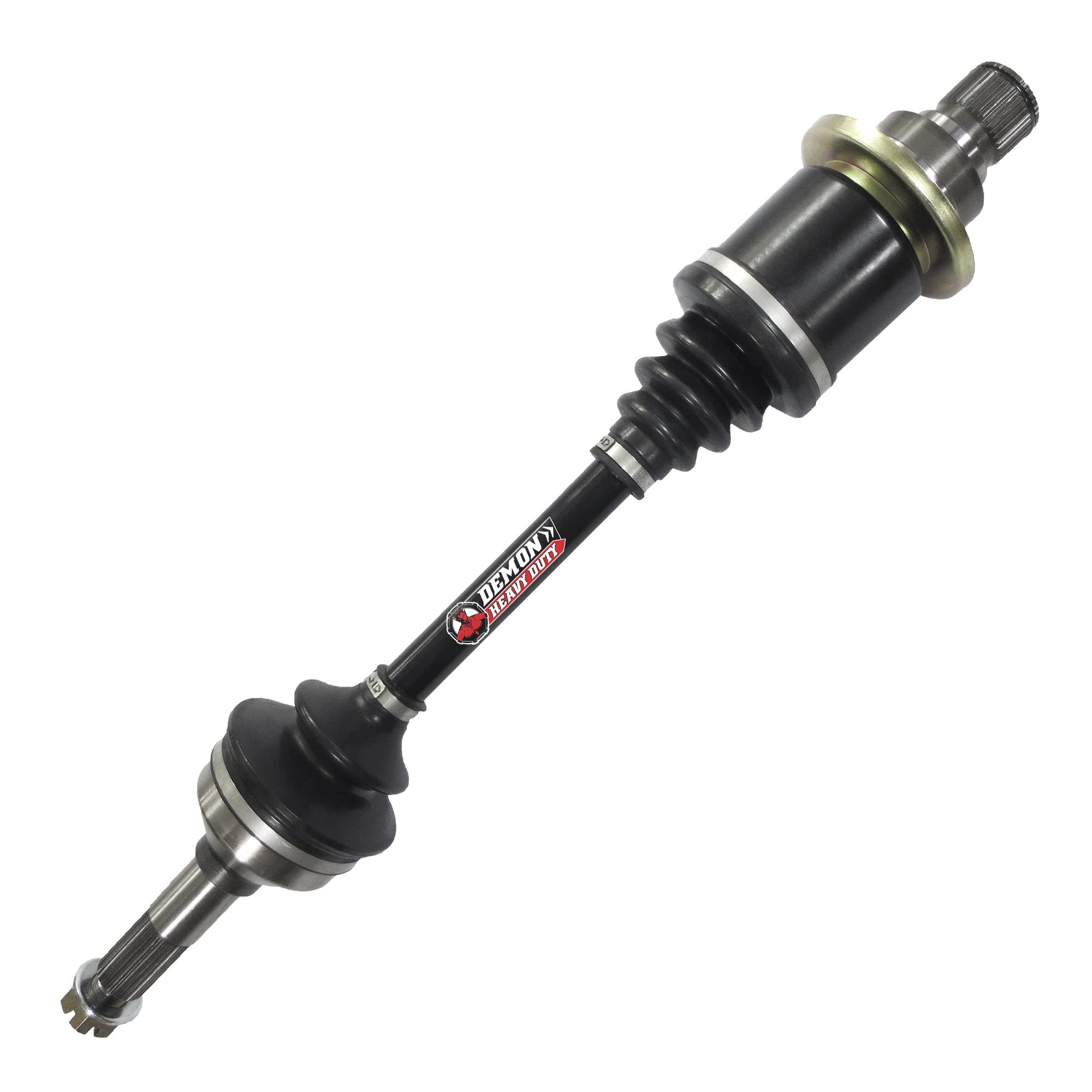 Powersports Demon Rear Left Heavy Duty Axle (2006-09) (2011-2013) Yamaha Rhino 450/660/700, Dual Heat Treated High Strength, Wider Angles OEM: 5UG-F531H-21-00, 5B4-F531H-00-00