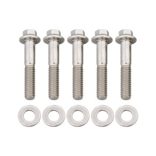 ARP 3/8-24" Stainless Steel 1.250" Fine RH Thread UHL 6-Point Bolt with 3/8" Socket and Washer, (Set of 5)